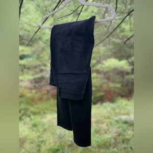 curvy black jeggings